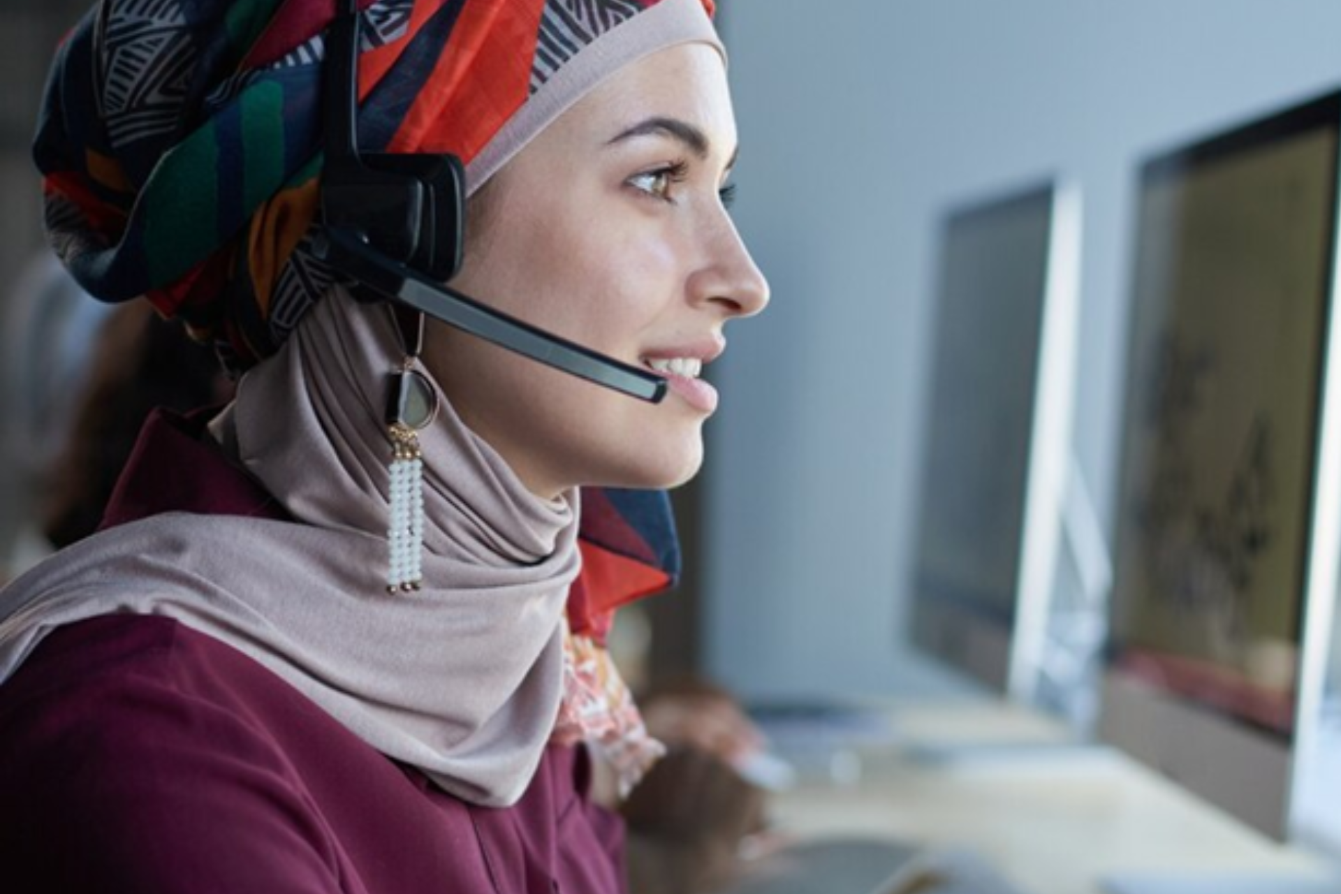 Our team working together